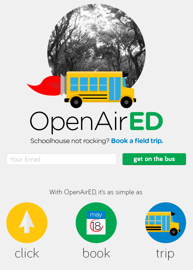 OpenAir ED Landing Page